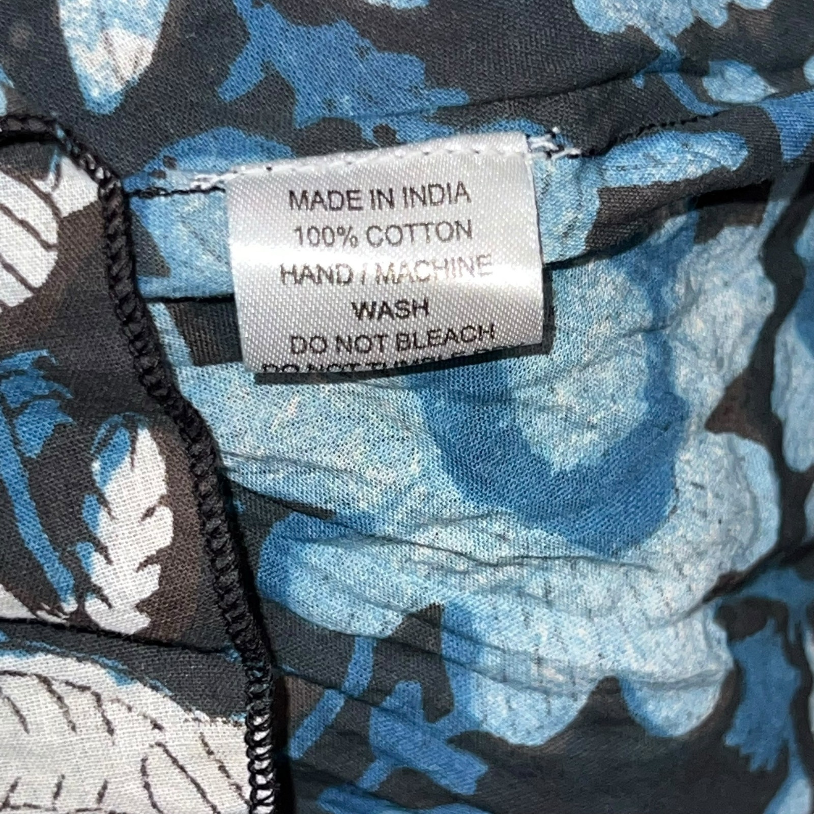 Passementrie Ximena Tunic Carico Floral Hand Block Print Xl — image 5 of 5